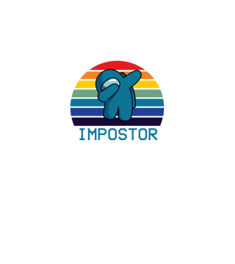 Impostor model negru pe tricou
