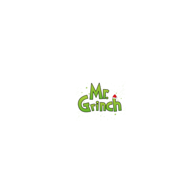 Grinch Family Mr Grinch model negru pe tricou