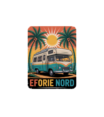 Eforie Nord model alb pe tricou