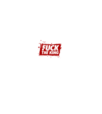 Fuck the king model negru pe tricou