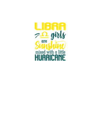 Sunshine with Hurricane LIBRA model negru pe tricou