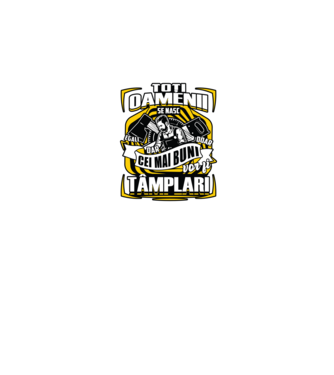 Toți oamenii tâmplari model negru pe tricou