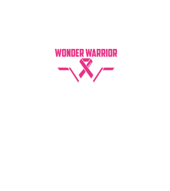 WONDER WARRIOR model negru pe tricou