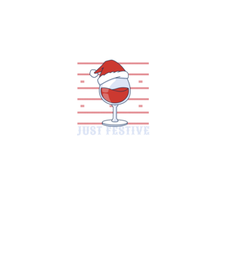Not drunk just festive ugly sweater model turcoaz pe tricou