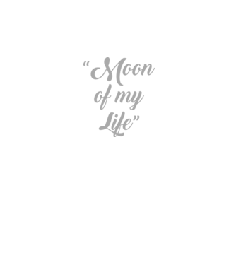 Moon of my life model negru pe tricou