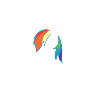Rainbow Dash model gri pe tricou