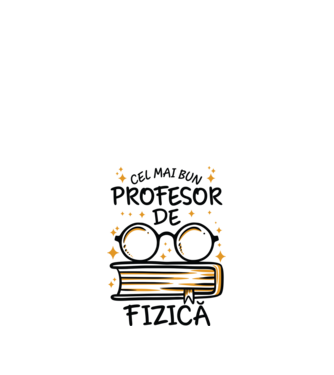 Cel mai profesor fizică model alb pe tricou