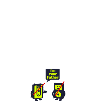 'I''m Your Father 1' model negru pe tricou