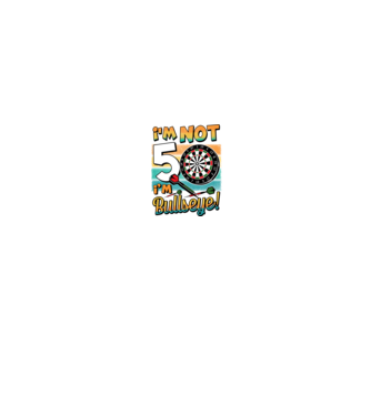 Darts Birthday 50 years old model negru pe tricou