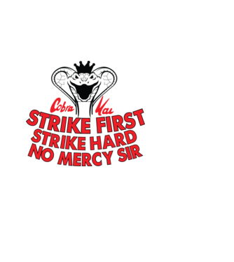Strike first strike hard logo model albastru deschis pe tricou