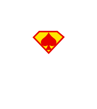 Supersportiv JUCĂTOR DE POKER model albastru regal pe tricou