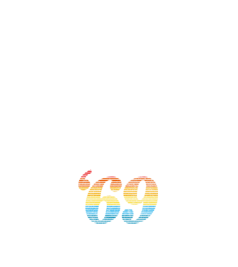 Retro Birthday 1969 model alb pe tricou
