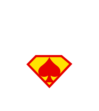 Supersportiv JUCĂTOR DE POKER model albastru închis pe tricou
