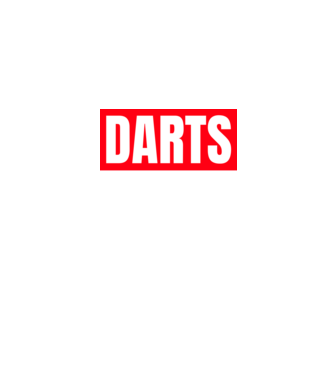 DARTS HERO model albastru jeanși pe tricou