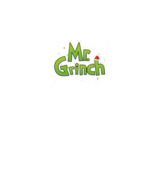 Grinch Family Mr Grinch model negru pe tricou