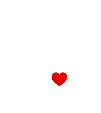 I heart trumpet model alb pe tricou