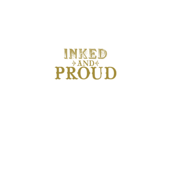 Inked and proud model negru pe tricou