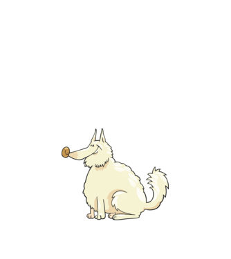 Dog silhouette model nisipiu pe tricou