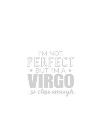 Not perfect, but VIRGO model negru pe tricou