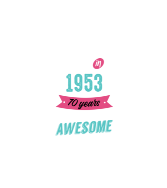 MADE IN 1953 model negru pe tricou