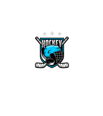 Hockey model albastru jeanși pe tricou