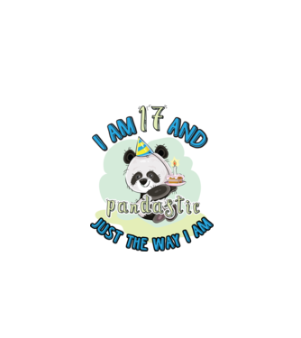 PANDASTIC 17 model alb pe tricou