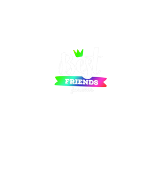 Best friends forever model albastru închis pe tricou