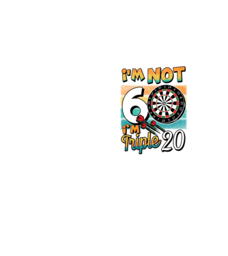 Darts Birthday 60 years old model galben neon pe tricou