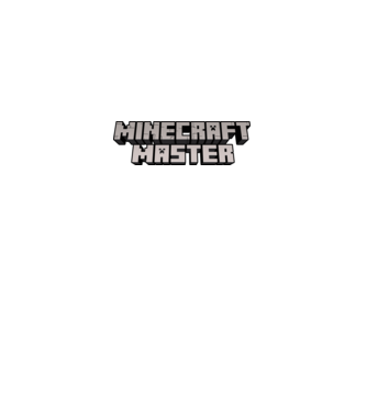 Minecraft Master model negru pe tricou