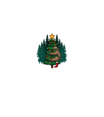 Christmas model alb pe tricou