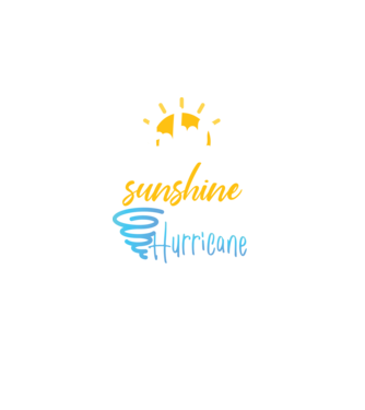 October Girls are Sunshine mixed with a little Hurricane model negru pe tricou