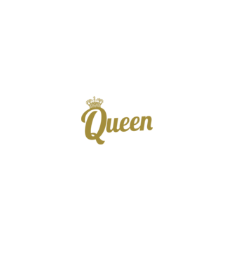Nurse a title just above Queen model negru pe tricou