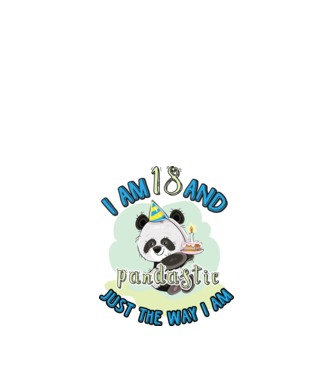PANDASTIC 18 model alb pe tricou