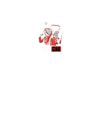 bella ciao money heist model negru pe tricou