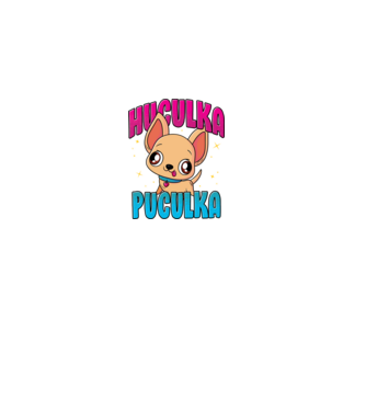 Huculka Puculka chivava model negru pe tricou