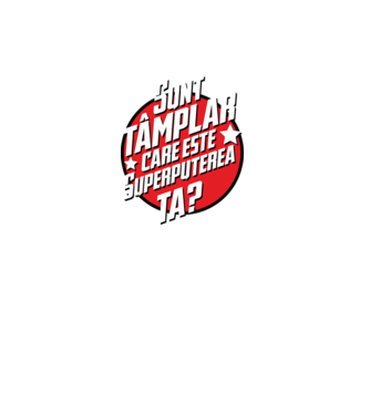 sunt tâmplar, care este superputerea ta? model negru pe tricou