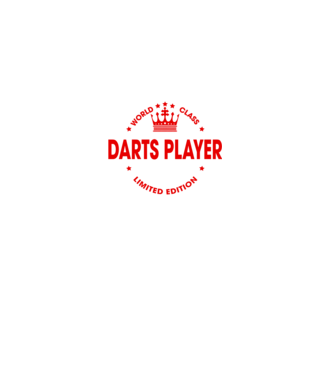 World class DARTS model negru pe tricou
