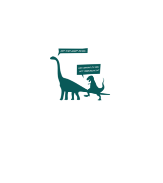 idiot dinosaur vegan model gri pe tricou