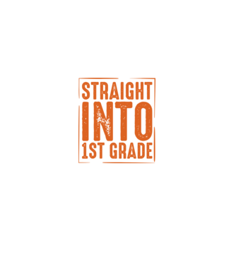Straight into 1st grade model negru pe tricou