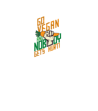 nobody get hurt vegan model negru pe tricou