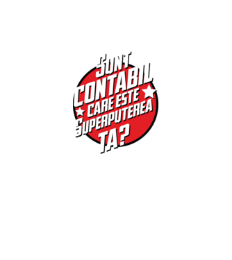 sunt contabil, care este superputerea ta? model galben neon pe tricou