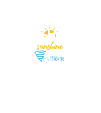 October Girls are Sunshine mixed with a little Hurricane model negru pe tricou