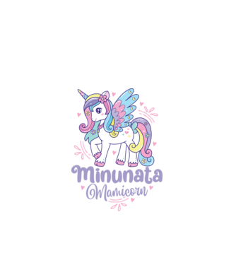Minunata Mamicorn model alb pe tricou