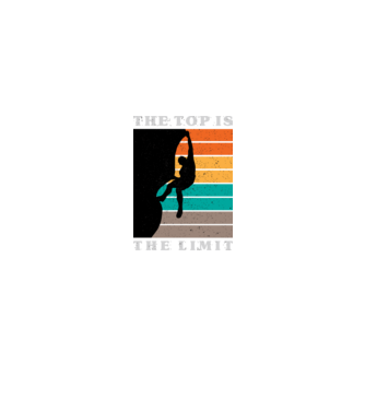 The Top is the limit model negru pe tricou