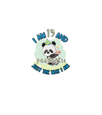 PANDASTIC 19 model alb pe tricou