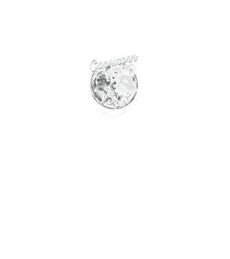 Zodiac femeie CAPRICORN retro model negru pe tricou