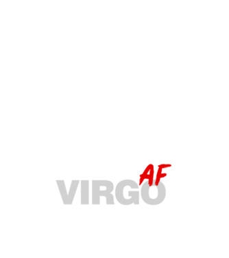 VIRGO as fuck model negru pe tricou