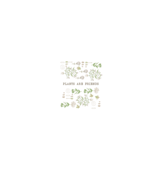 Plants are friends model gri pe tricou