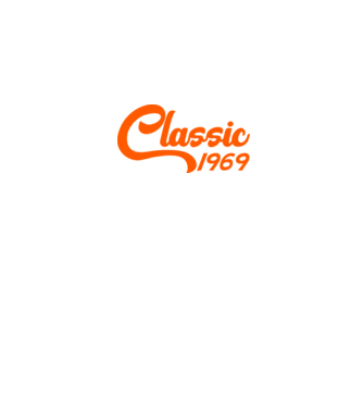 Classic 1969 model negru pe tricou