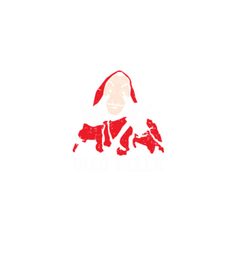 ciao bella dali model negru pe tricou
